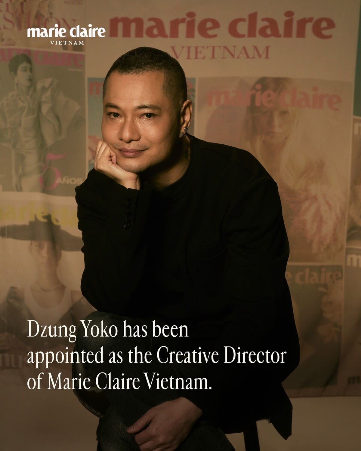 Dzung Yoko trở thành Giám đốc Sáng tạo của Marie Claire Vietnam