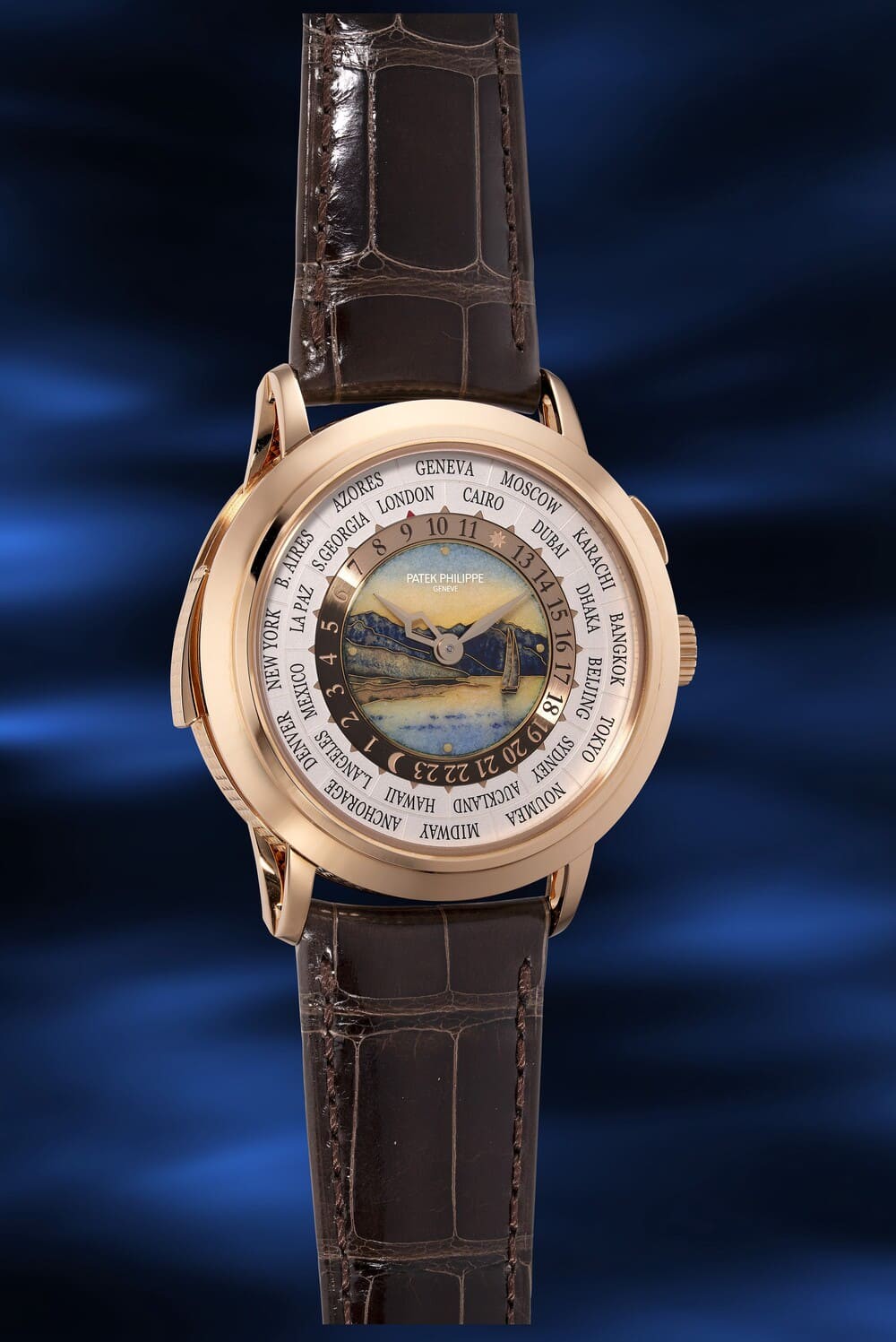 Patek Philippe, ref. 5531R-012 “World Time Minute Repeater” bằng vàng hồng