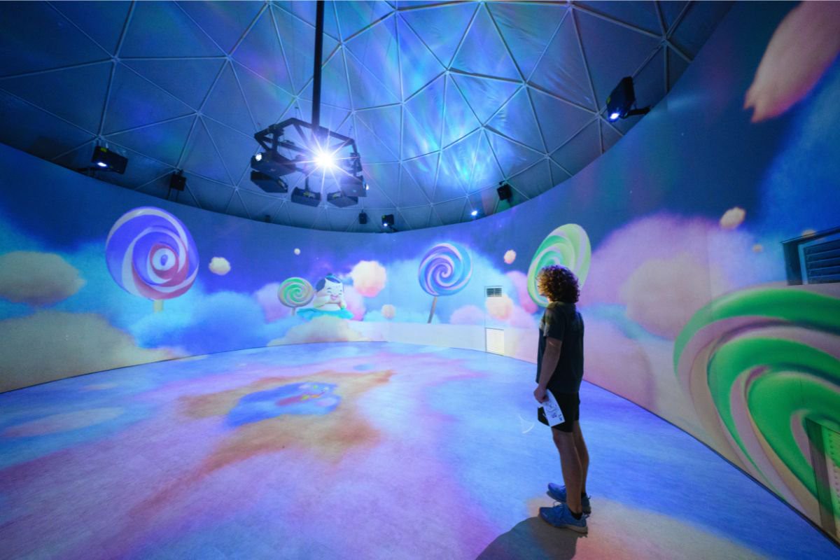 Không gian trải nghiệm đa giác quan với công nghệ mapping hiện đại