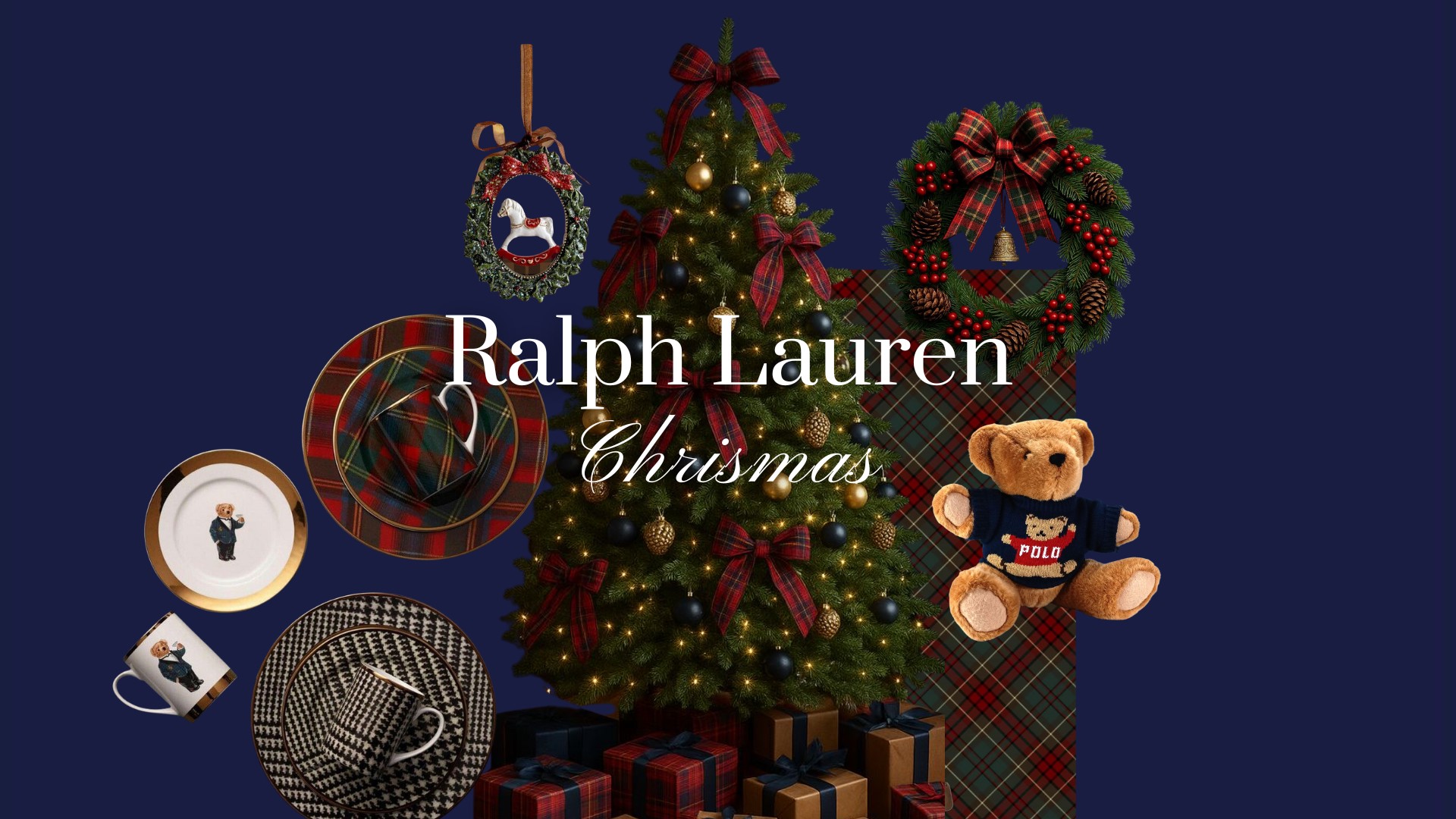 Phong cách trang trí Giáng sinh Ralph Lauren: Khi hoài niệm trở thành điểm nhấn của mùa lễ hội