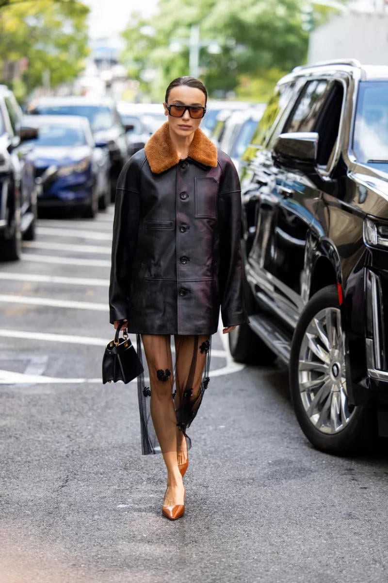 Vẻ đẹp cổ điển với áo khoác cổ lông