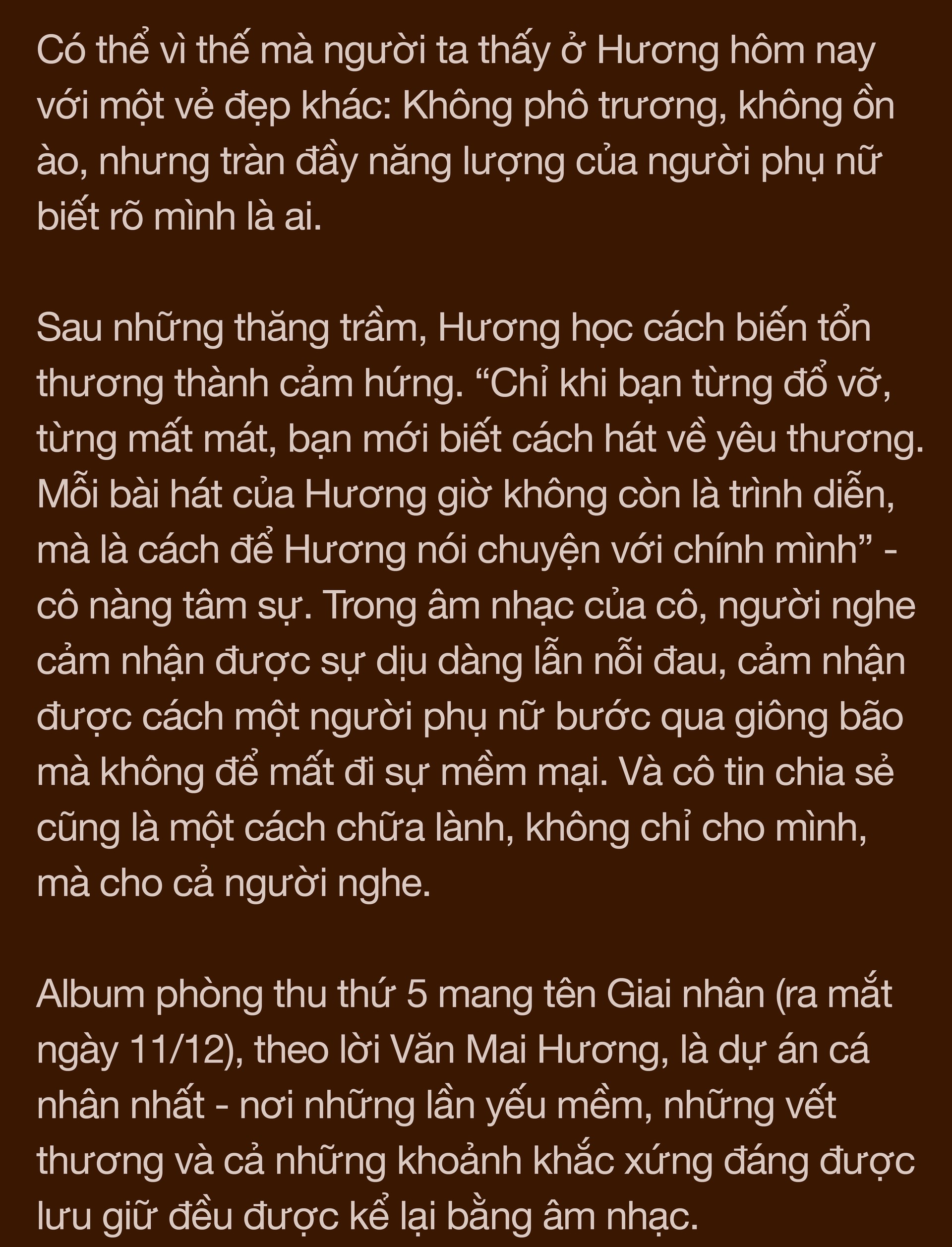 Hinh anh Văn Mai Hương: Khi sự mềm mại chính là sức mạnh 21