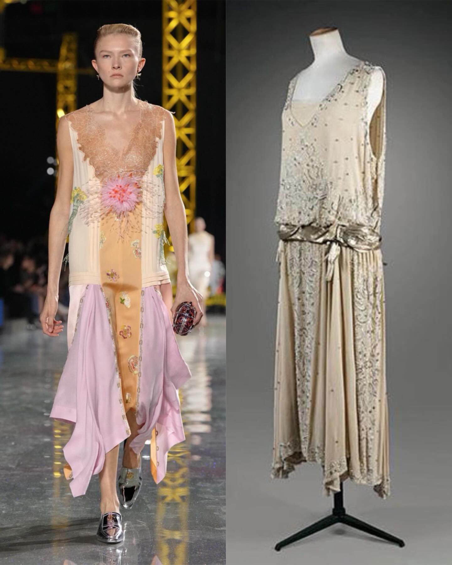 Hinh anh Chính vì vậy, bộ sưu tập Thu Đông 2026 mang đến cảm giác vừa quen thuộc, vừa mới mẻ. Người xem có thể nhận ra những bóng dáng quen thuộc của CHANEL từ gần một thế kỷ trước nhưng đồng thời cũng thấy rõ rằng chúng đã được điều chỉnh để phù hợp với cách thị hiếu của phụ nữ ngày nay. 3