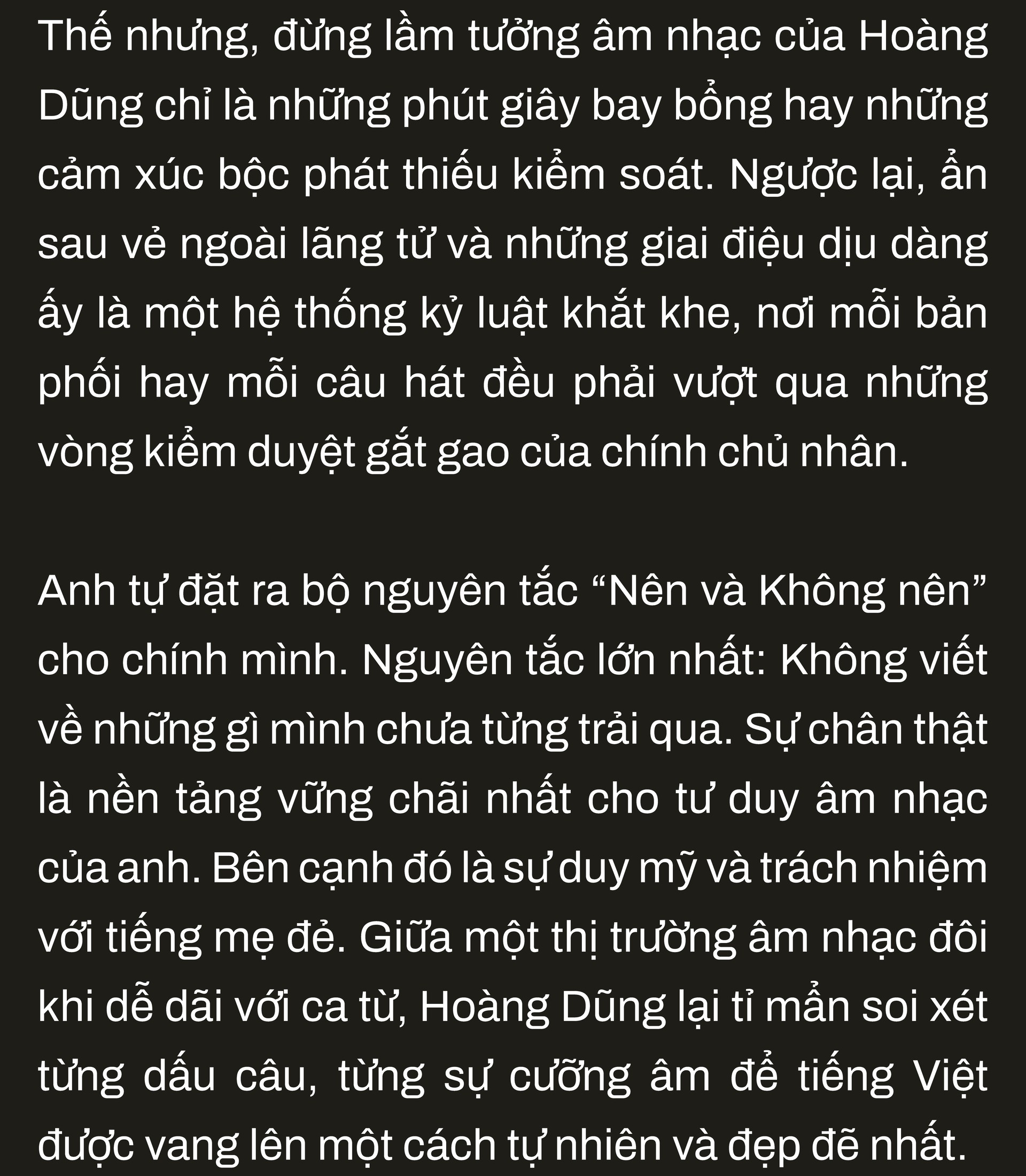 Hinh anh Hoàng Dũng: “Điều xa xỉ nhất là khi được là chính mình”. 15