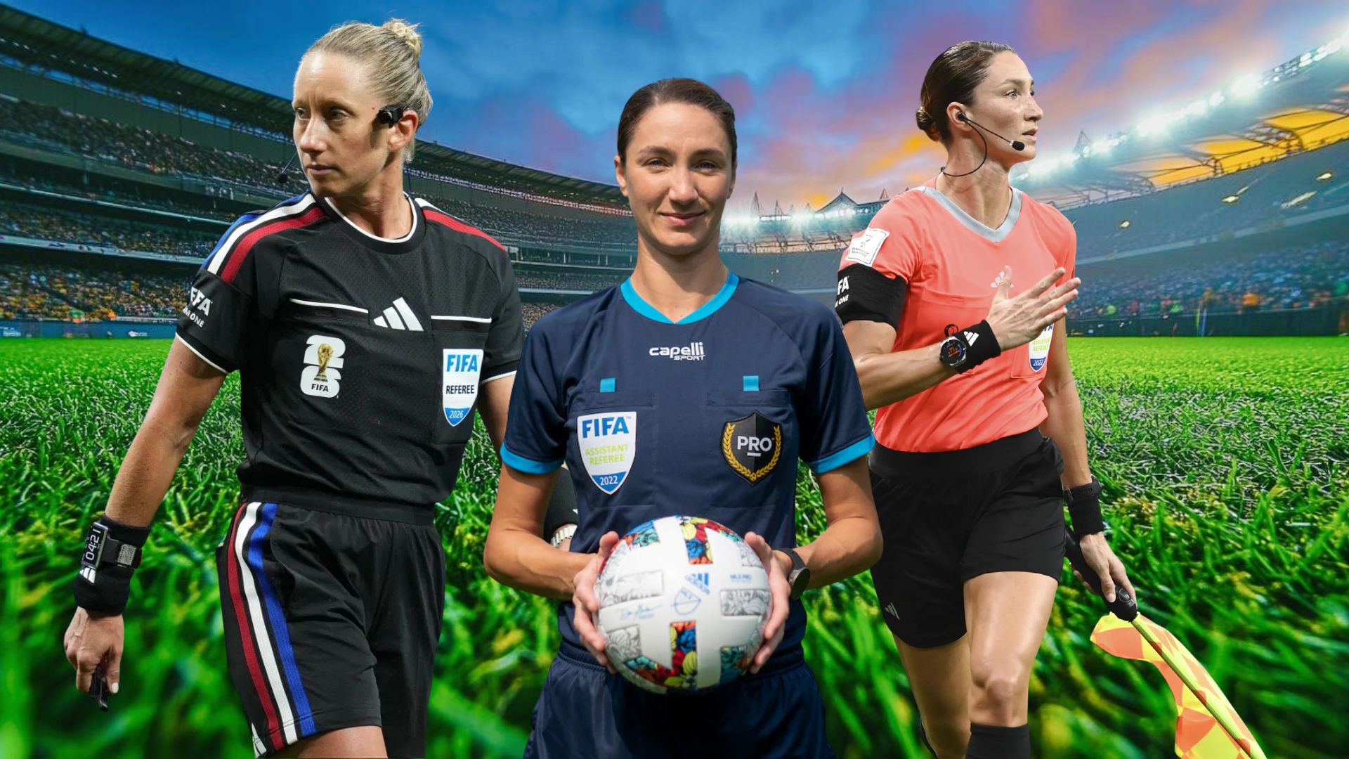 6 nữ trọng tài trên sân cỏ World Cup 2026