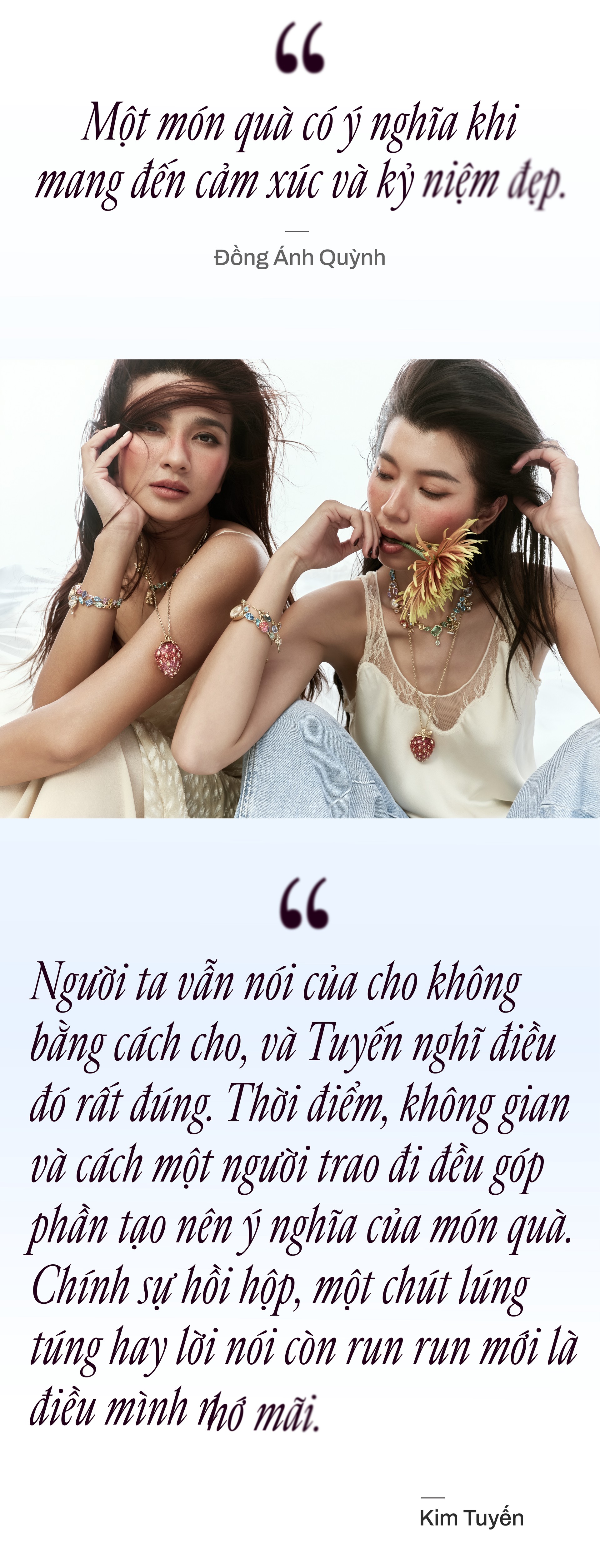 Hinh anh Đồng Ánh Quỳnh & Kim Tuyến: Điều đẹp nhất luôn đến từ những kết nối 9
