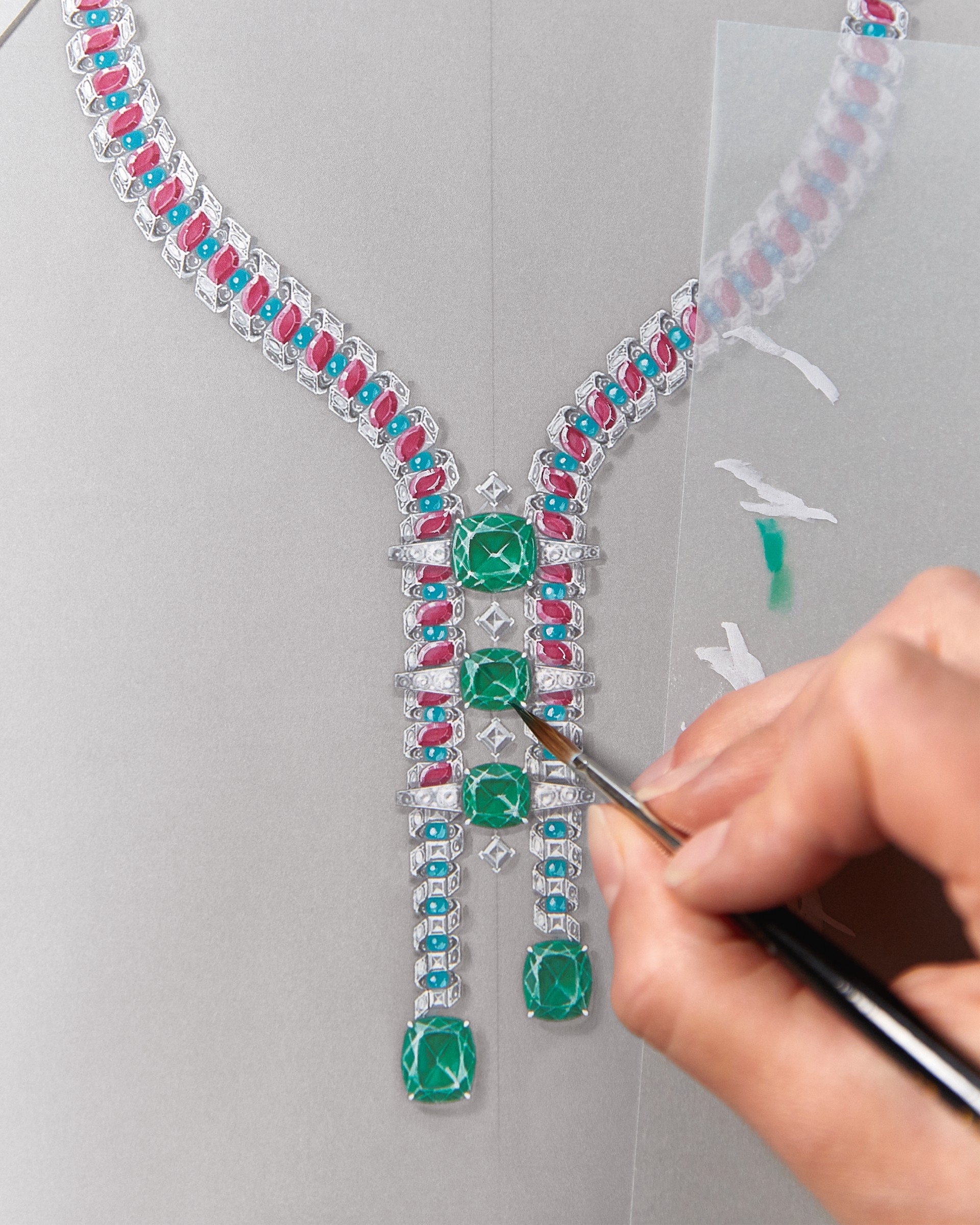 Hinh anh Báo đốm Cartier tái sinh giữa khúc hòa ca Le Chœur des Pierres 8