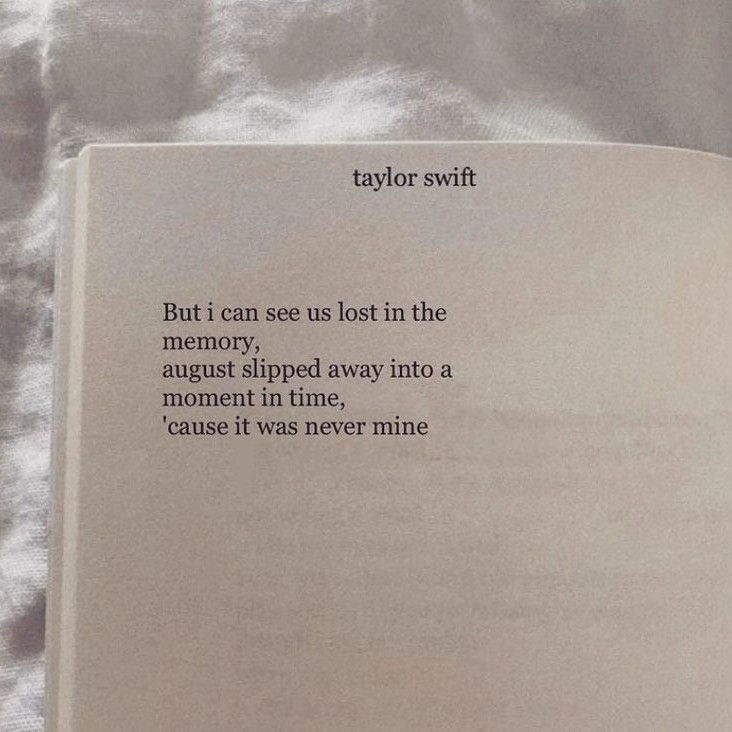 Hinh anh The August Theory, một tháng 8 của Taylor Swift - Tháng 8 lại sang, tình xưa thêm 'võ vàng' 2