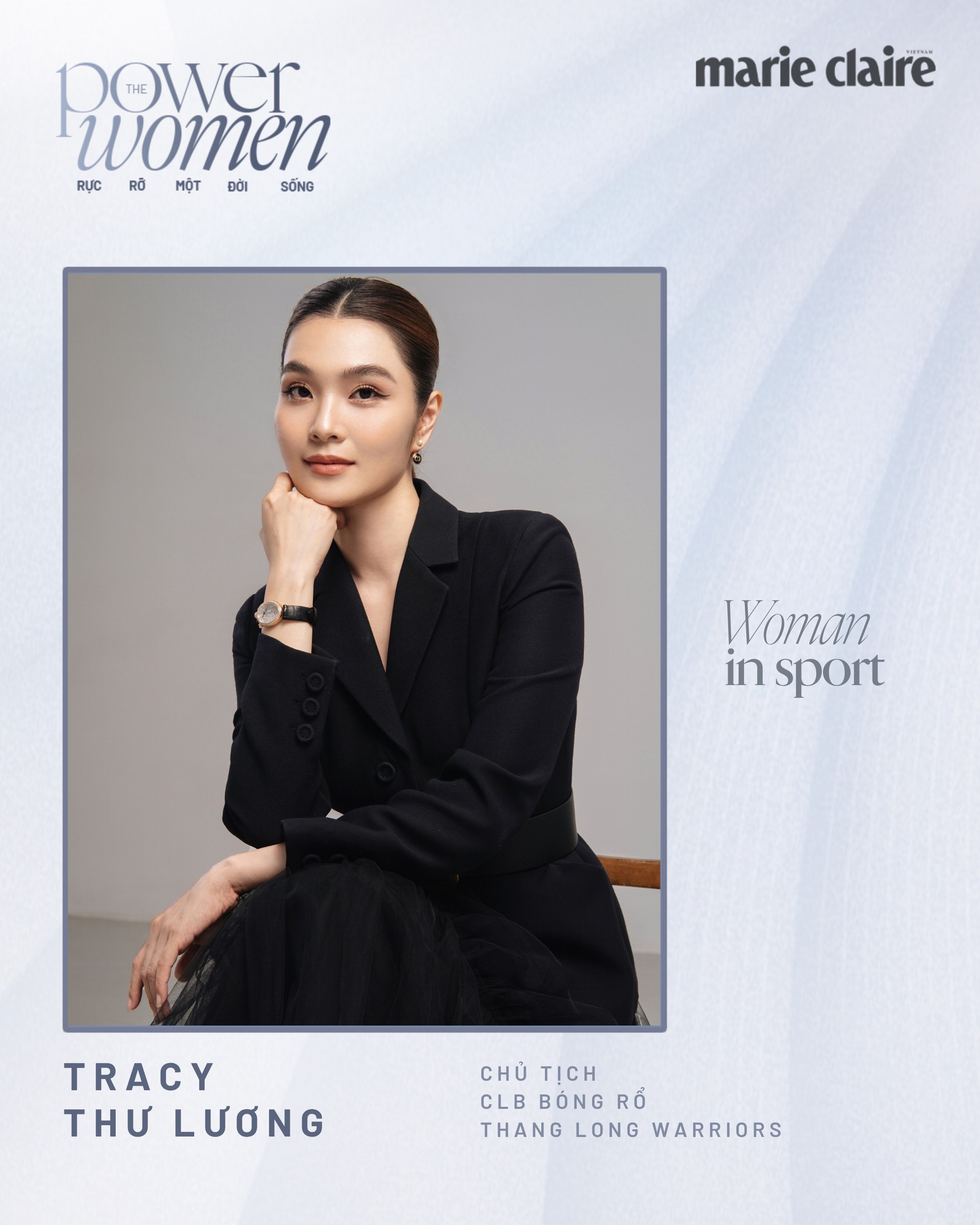 Hinh anh [Woman in Sport] Chủ tịch CLB Thang Long Warriors Tracy Thư Lương: Bản lĩnh người mở đường 1