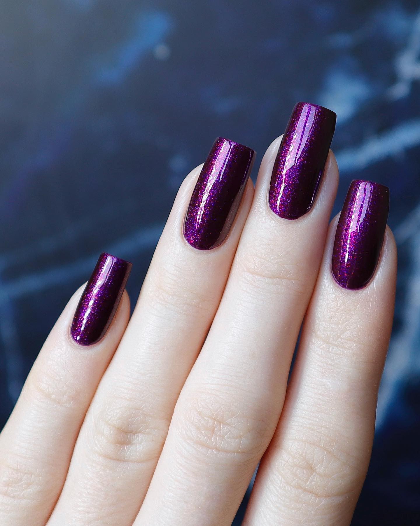Hinh anh Nail Art Thu-Đông 2026: Mùa Thu gọi tên sắc tím 28
