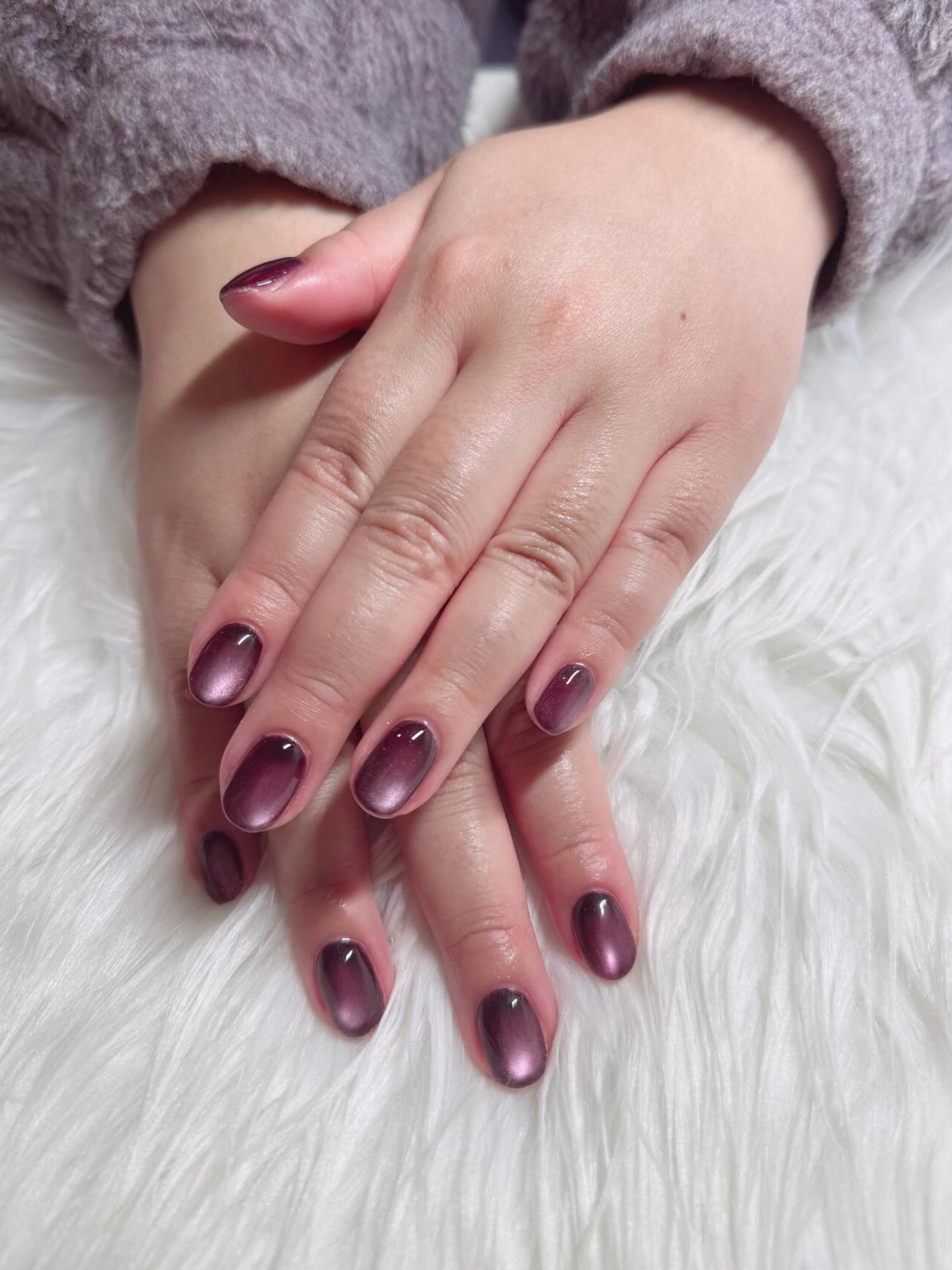 Hinh anh Nail Art Thu-Đông 2026: Mùa Thu gọi tên sắc tím 7