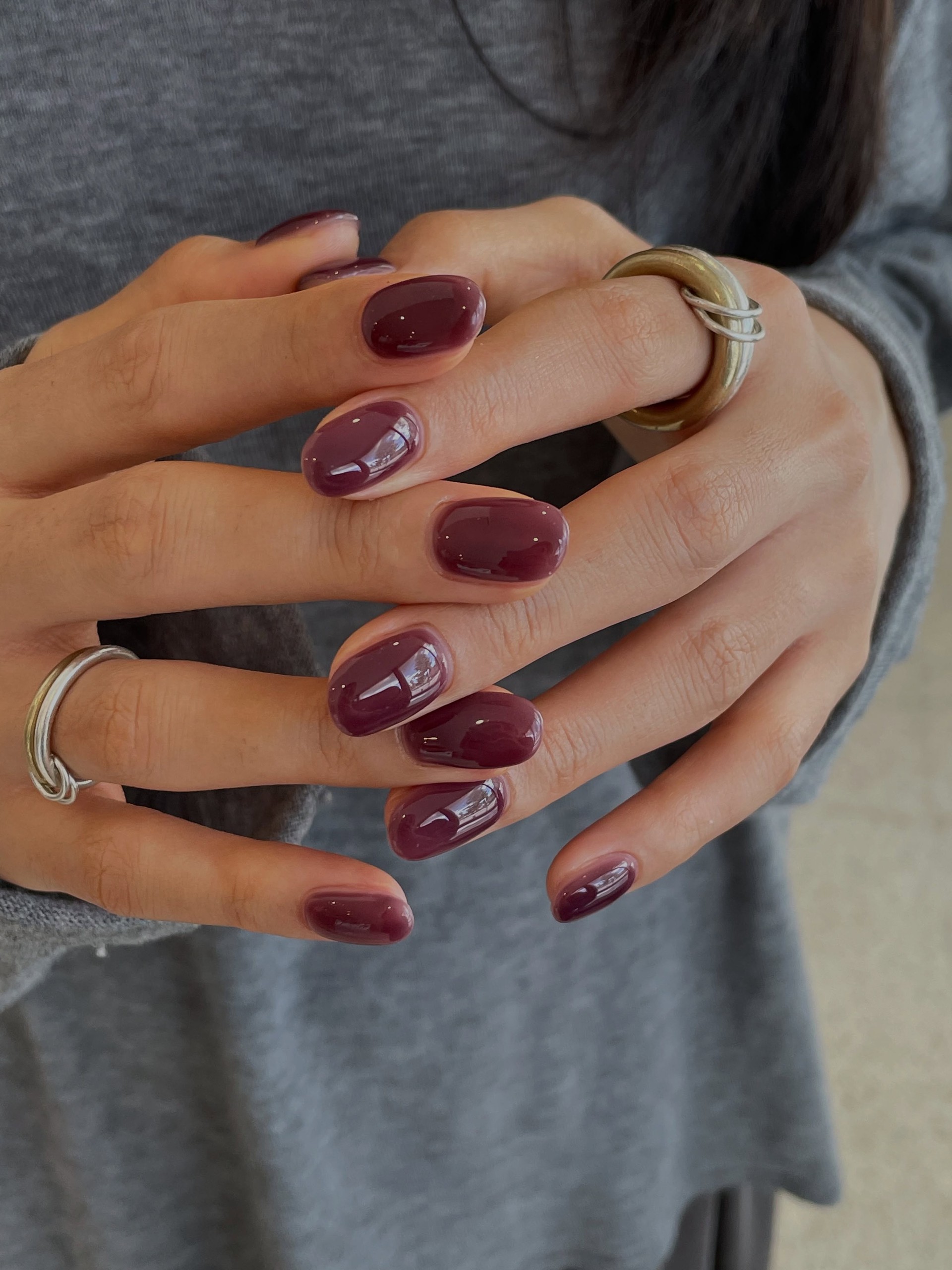 Hinh anh Nail Art Thu-Đông 2026: Mùa Thu gọi tên sắc tím 30