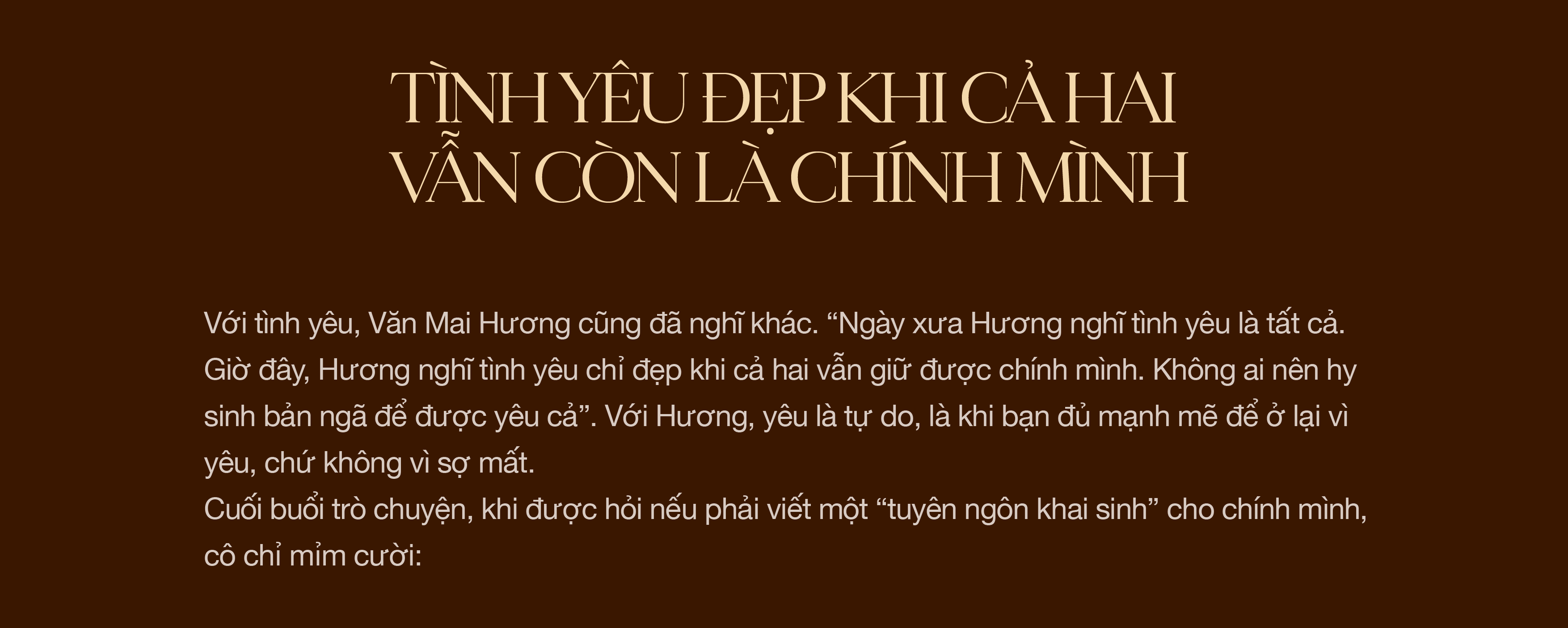 Hinh anh Văn Mai Hương: Khi sự mềm mại chính là sức mạnh 10